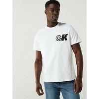 Calvin Klein Jeans Sport Logo Graphic T-Shirt - White