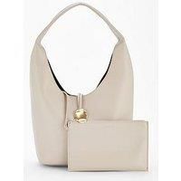 Calvin Klein Gold Detailed Fasten Shoulder Bag & Chateau