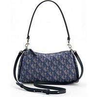 Calvin Klein Jeans Ckj Monogram Small Shoulder Bag & Blue/ Purple