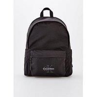 Calvin Klein Men/'s BOLD ROUND BACKPACK LV04D3114G Backpack, Black (Black), One Size