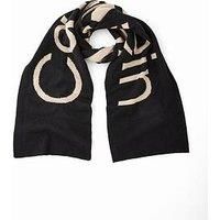 Calvin Klein 2-Tone Wool Scarf - White
