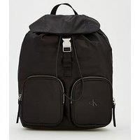 Calvin Klein Nylon Backpack - Black