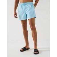 Calvin Klein Men/'s Medium Drawstring LV00N61109 Boardshorts, Blue (Skim Blue), L