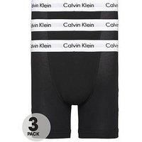 Calvin Klein Men/'s Boxer Brief 3PK (E/S), Black, 3XL