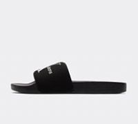 Calvin Klein Womens Monogram Slide - Black - Size 36