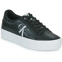 Calvin Klein Jeans  VULC FLATFORM LACEUP  women's Shoes (Trainers) in Black