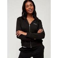 Calvin Klein New Modern Cotton Full Zip Hoodie - Black