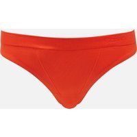 Calvin Klein Stretch-Nylon High-Leg Tanga Briefs - M