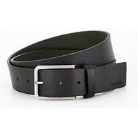 Calvin Klein Warmth Oiled Grain Belt - Black
