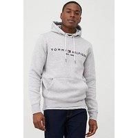 Tommy Hilfiger Herren TOMMY LOGO HOODY Sweatshirt, Grau (Cloud Htr 501), XX-Large (Herstellergröße:XXL)