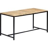 Dining Table Kitchen Dining Room Dinner Table Solid Rough Mango Wood vidaXL