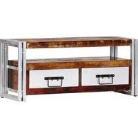 TV furniture 90x30x40 cm luxurious solid reclaim wood furniture TV cabinet modern minimalist LED