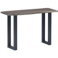 Console Table Hallway Stand Dining Table Solid Acacia Wood and Iron vidaXL
