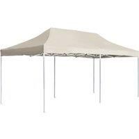 vidaXL Professional Folding Party Tent Waterproof Outdoor Garden Patio Family Canopy Gazebo Shelter Marquee Pavilion Aluminium 6x3m Cream