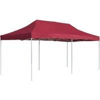 vidaXL Professional Folding Party Tent Aluminium 6X3 M Wine Red