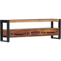 Solid Acacia Wood TV Cabinet Sideboard Stand Lowboard vidaXL