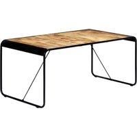 Vidaxl Dining Table 180X90X76 Cm Solid Rough Mango Wood