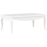 vidaXL Coffee Table White 110x60x40 cm Solid Pine Wood