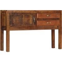 vidaXL Sideboard 118x30x75 cm Solid Mango Wood