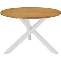 vidaXL Dining Table White 120x75 cm MDF