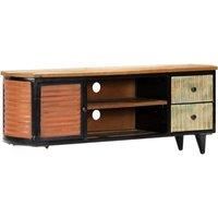 TV Cabinet Solid Reclaimed Wood Stand HiFi Stereo vidaXL