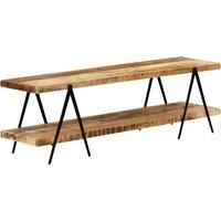 vidaXL TV Cabinet 160x40x50 cm Solid Mango Wood