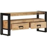 vidaXL TV Cabinet 100x30x45 cm Solid Mango Wood