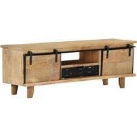 vidaXL TV Cabinet 120x30x40 cm Solid Mango Wood