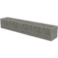 Vidaxl Gabion Wall With Covers Galvanised Steel 300X50X50 cm