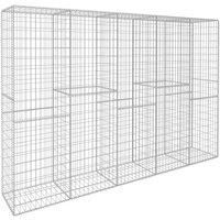 Vidaxl Gabion Wall With Cover Galvanised Steel 300X50X200 Cm