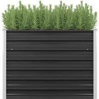 vidaXL Garden Raised Bed Anthracite 100x40x77cm Steel