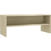 vidaXL Sonoma Oak TV Unit 100 x 40 x 40 cm Chipboard