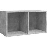 Vinyl Storage Box Recorder Collection Cabinet Cupboard Engineered Wood vidaXL