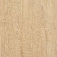 vidaXL Bookcase Bookcase Cabinet Storage Cabinet Living Room Home Interior Sonoma Oak 66 x 30 x 130 cm Chipboard