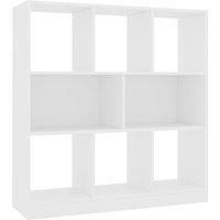 Book Cabinet with 8 Large Compartments Chipboard Cabinet Multi Colours vidaXL