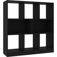 Book Cabinet with 8 Large Compartments Chipboard Cabinet Multi Colours vidaXL
