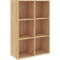 Book Cabinet/TV Cabinet Engineered Wood Highboard Cupboard Bookshelf vidaXL