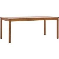 vidaXL Dining Table Honey Brown 180x90x73 cm Pinewood