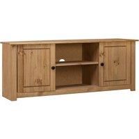 vidaXL TV Cabinet 120x40x50 cm Solid Pine Wood Panama Range