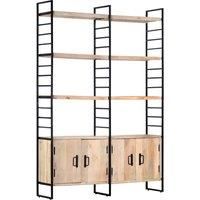 4-Tier Bookcase Bookshelf Storage Cabinet Display Shelf Storage Rack vidaXL