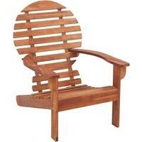 Adirondack Chair Outdoor Chair Patio Garden Armchair Solid Acacia Wood vidaXL