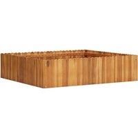 vidaXL Garden Planter 100 x 100 x 25 cm Solid Acacia Wood