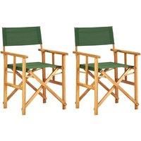 Director's Chairs Folding Chairs Patio Outdoor Chair Solid Acacia Wood vidaXL