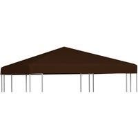 vidaXL Gazebo Top Cover 310 g/m² 3x3 m Brown