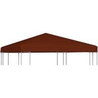 vidaXL Top Canvas Gazebo 310 g/m2 3 x 3 m Terracotta