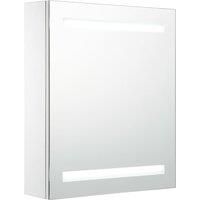 LED Bathroom Mirror 50x13.5x60cm Wall Light Vanity Cabinet vidaXL