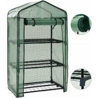 vidaXL 3-Tier Mini Greenhouse 69x49x125 cm