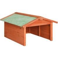 Vidaxl Robotic Lawn Mower Garage 72X87X50 cm Solid Firwood