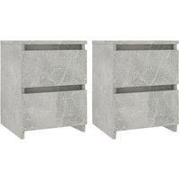 Bedside Cabinet Nightstand End Table Bed Side Table Engineered Wood vidaXL