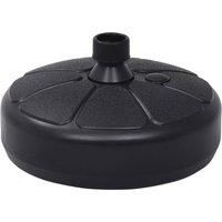 vidaXL Umbrella Base Sand/Water Filled 15 L Black